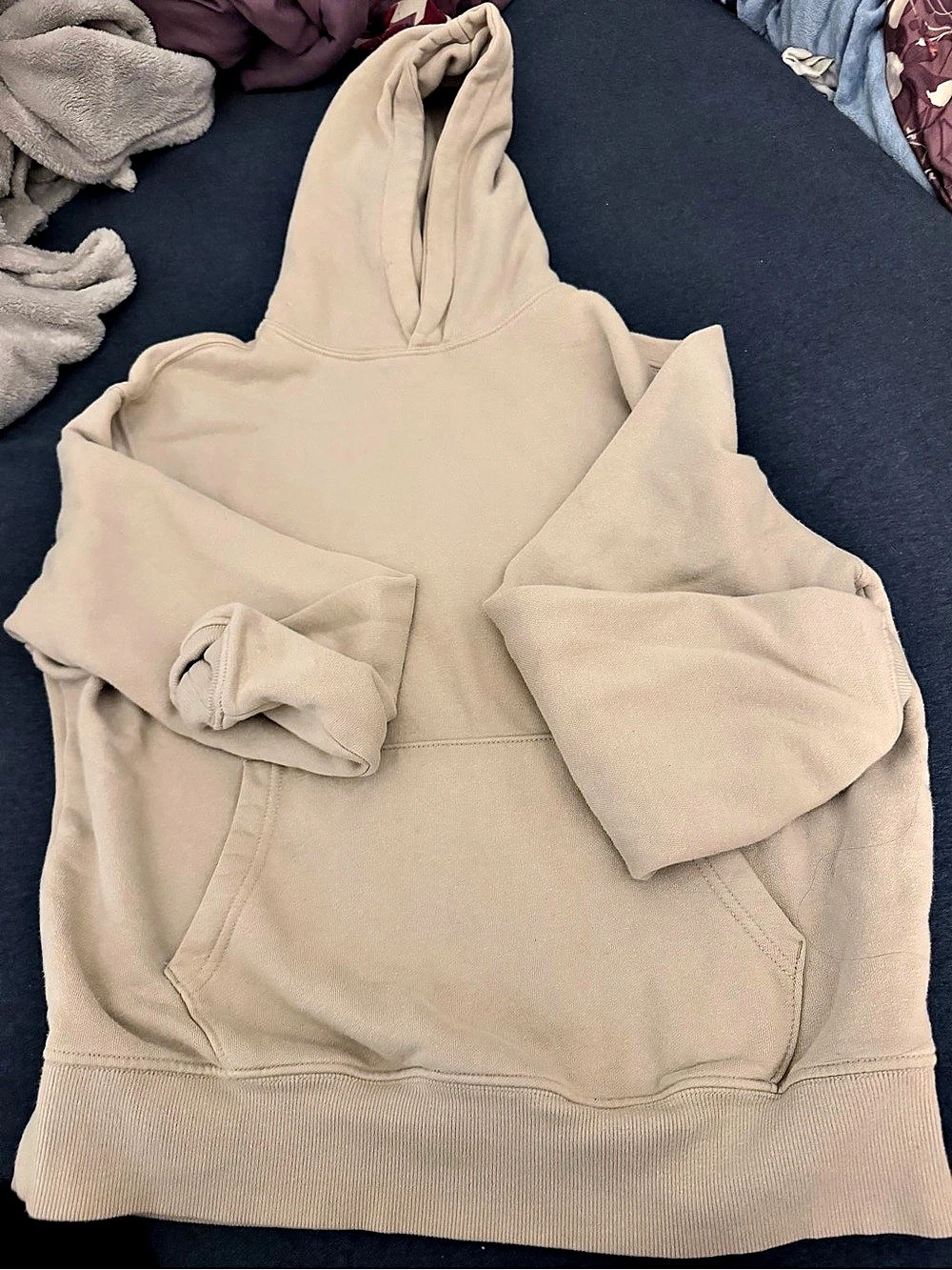 Old Navy Beige Pullover Hoodie Like New